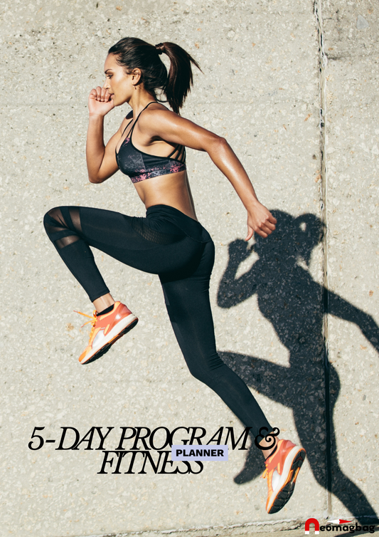 5-Day Workout & Fitness Planner: Track Macros, Lifts, and Progress in One Place